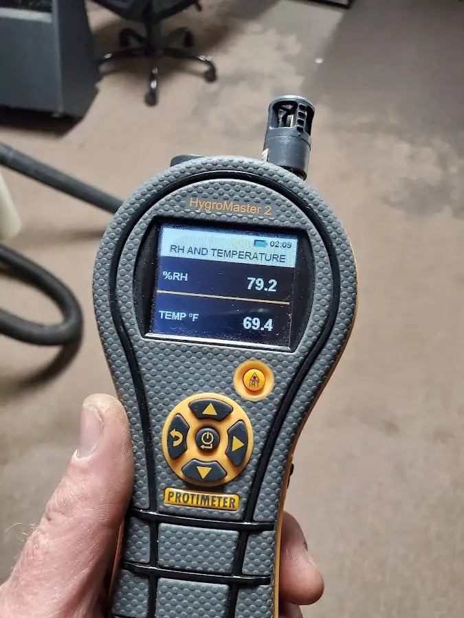 Moisture meter humidity assessment for Fire & Smoke Damage Restoration in Seymour